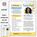 meet the teacher flyer